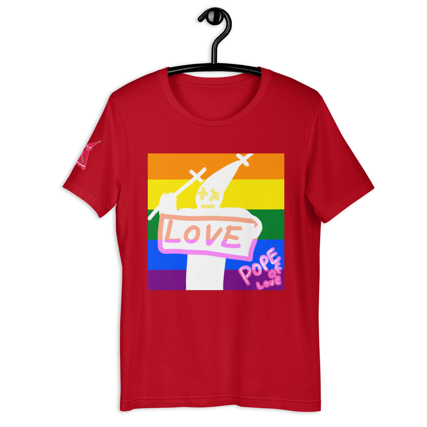 Pride, Pope Of Love Unisex t-shirt