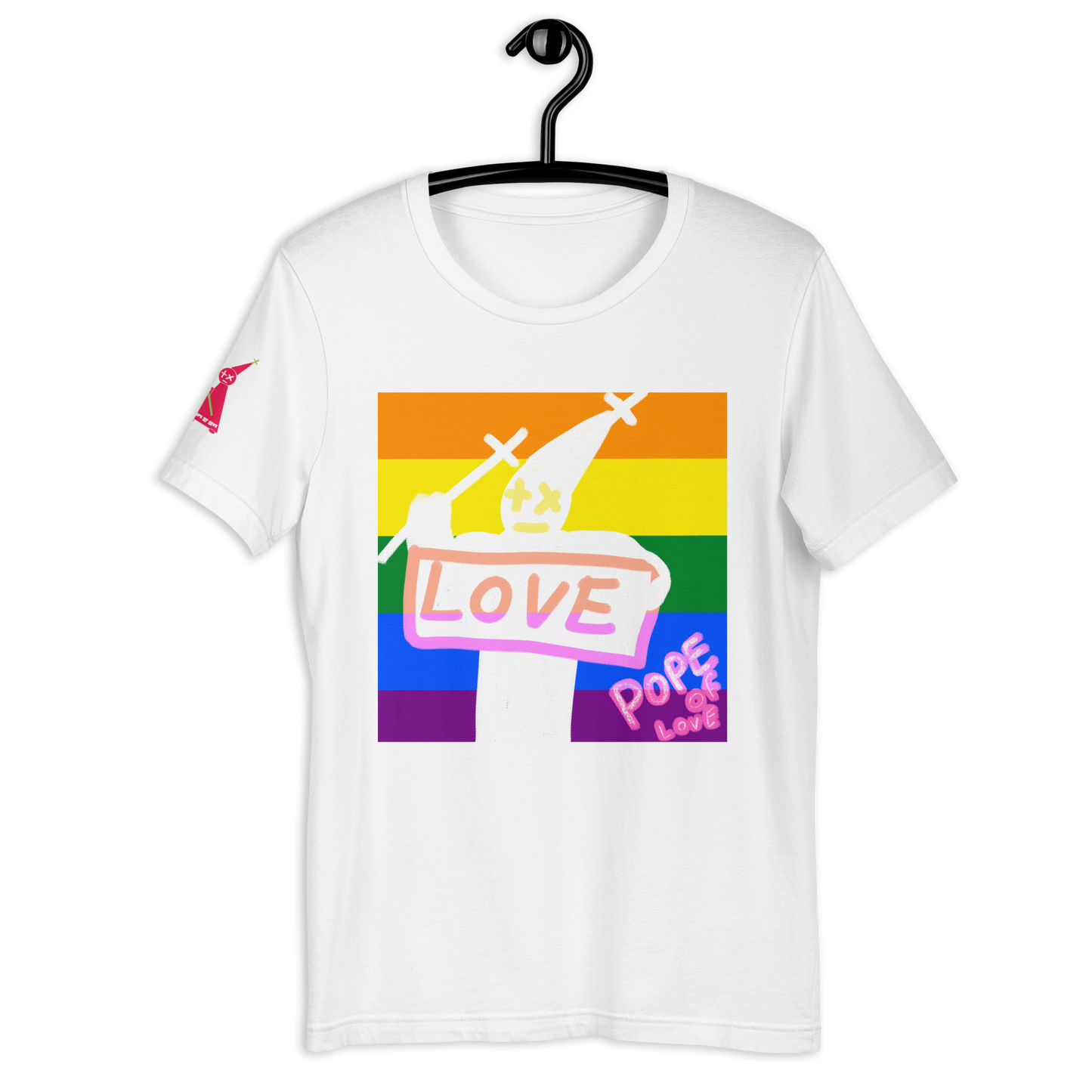 Pride, Pope Of Love Unisex t-shirt