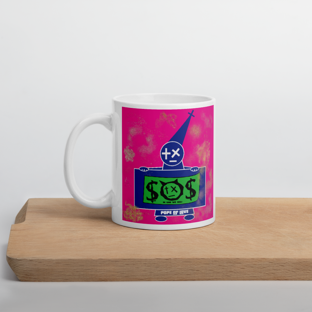 Pope Of Love, In God We Beg, Mug