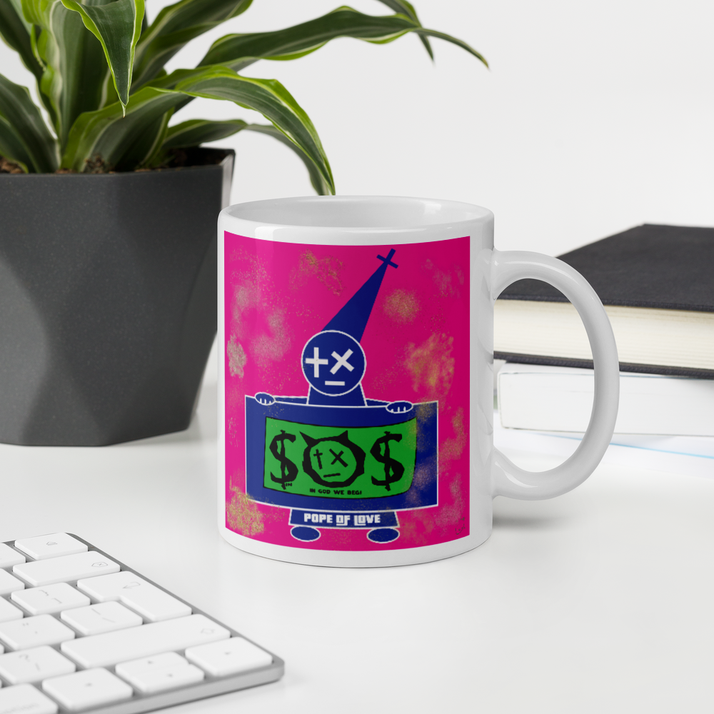 Pope Of Love, In God We Beg, Mug