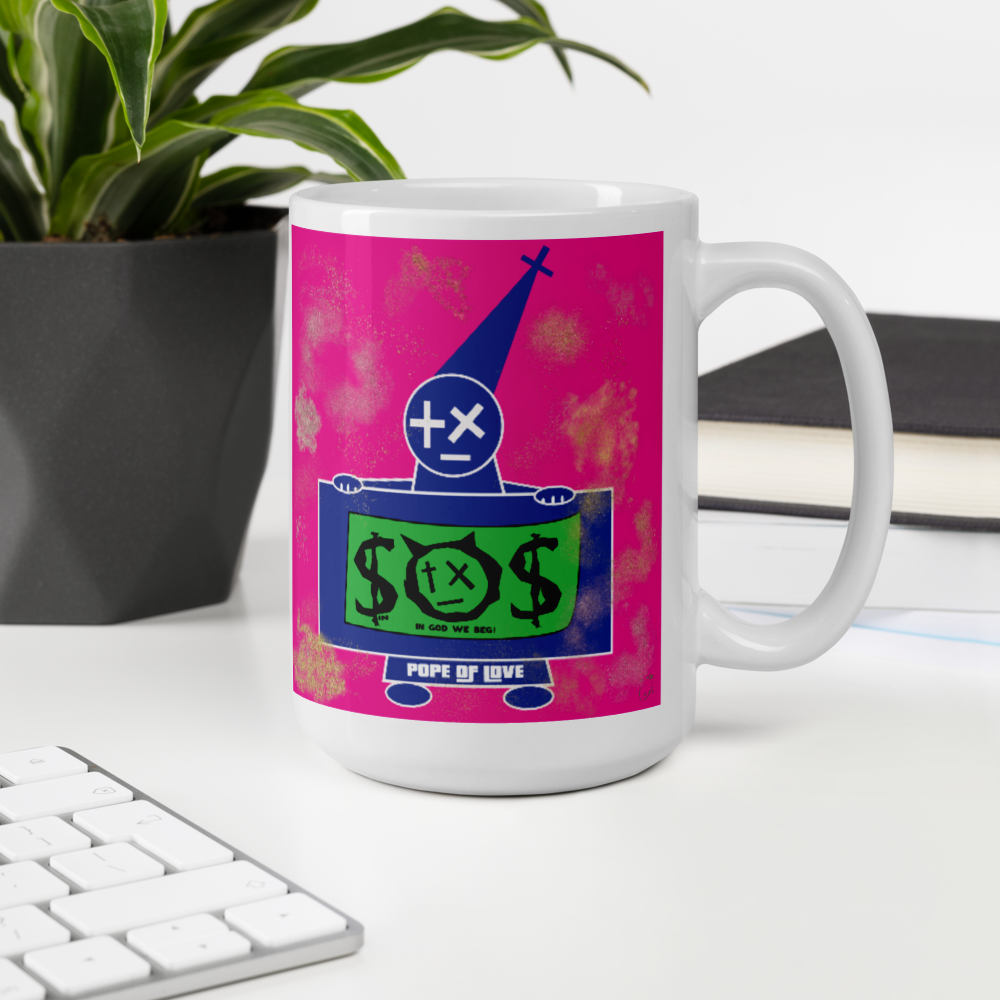 Pope Of Love, In God We Beg, Mug