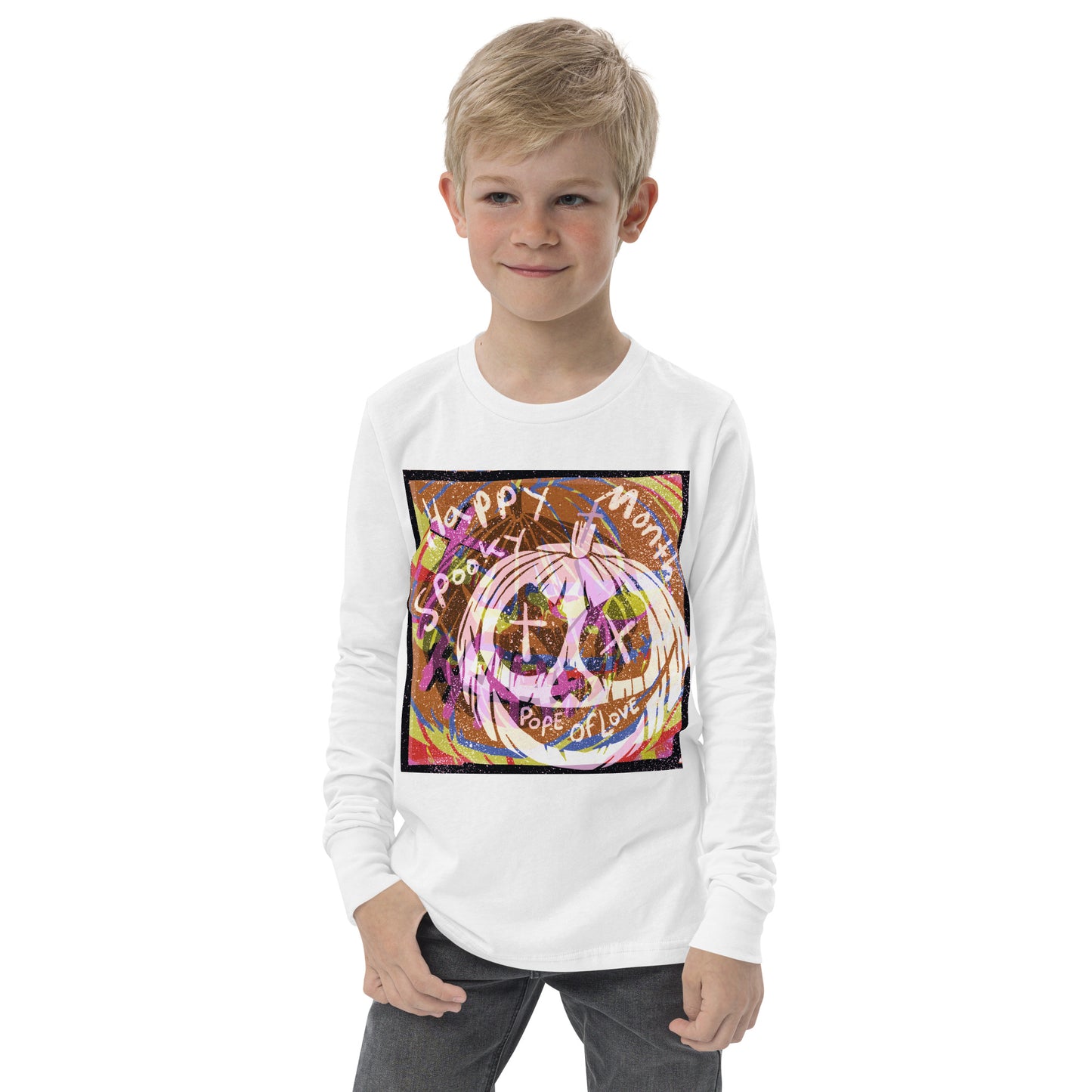 Spooky Month Halloween, long sleeve tee