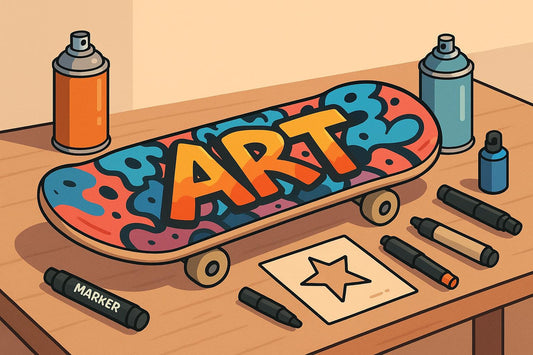 Guide to Graffiti Techniques for Skateboards