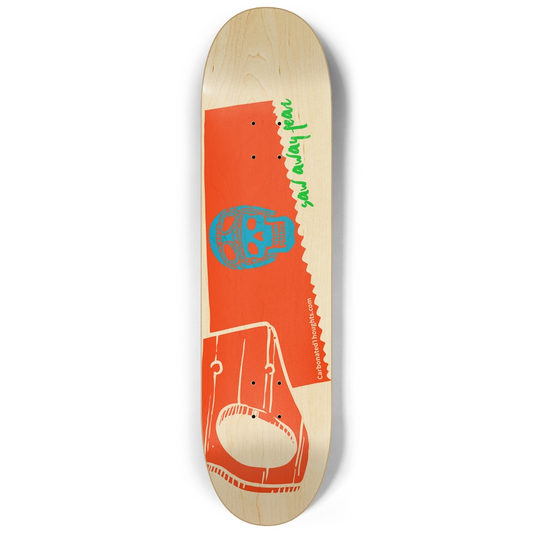 Saw Away Fear 8.25 Skateboard