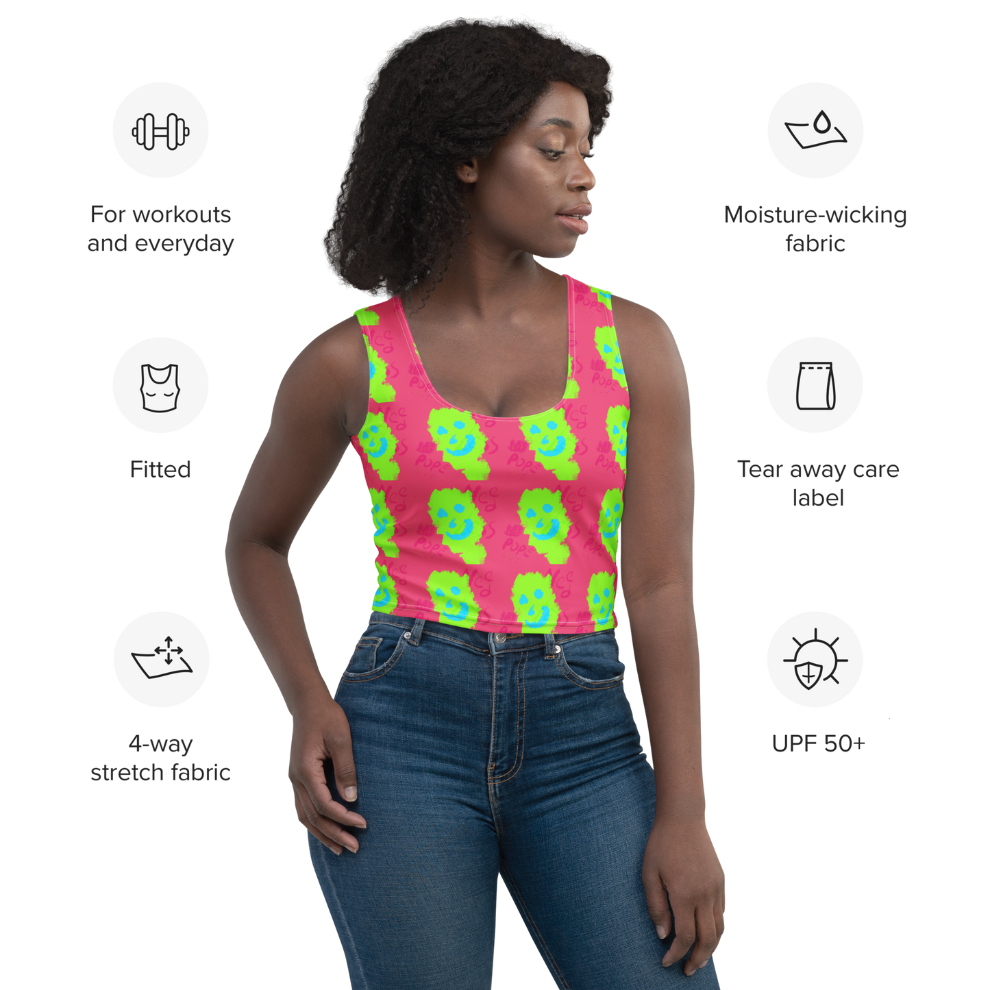 Greed = Death crop Top