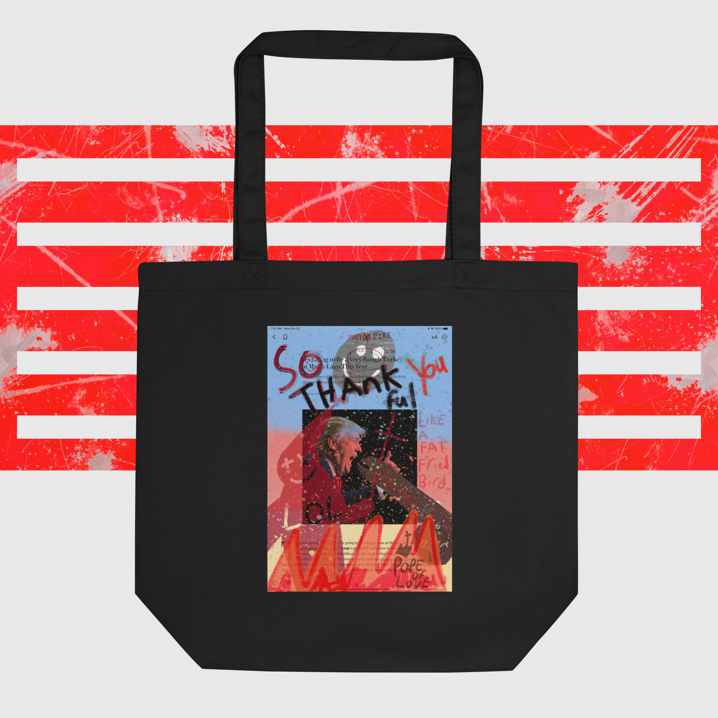 Trump Vanity Fire Eco Tote Bag