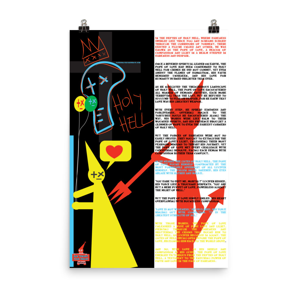 Holy Hell Pope Of Love Poster