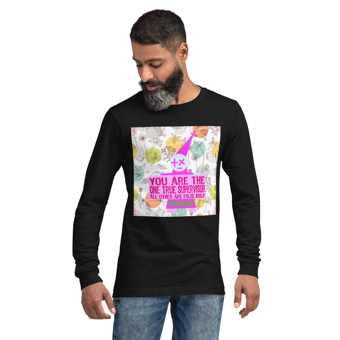 Pope of Love Supervisor, Unisex Long Sleeve Tee