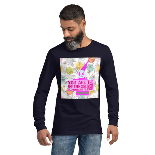 Pope of Love Supervisor, Unisex Long Sleeve Tee