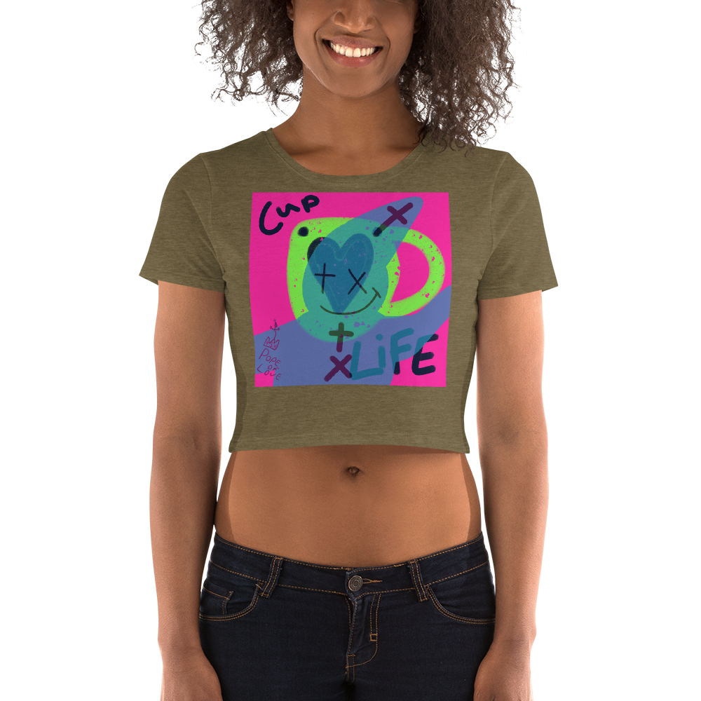 Cup Of Life, Women’s Crop Tee