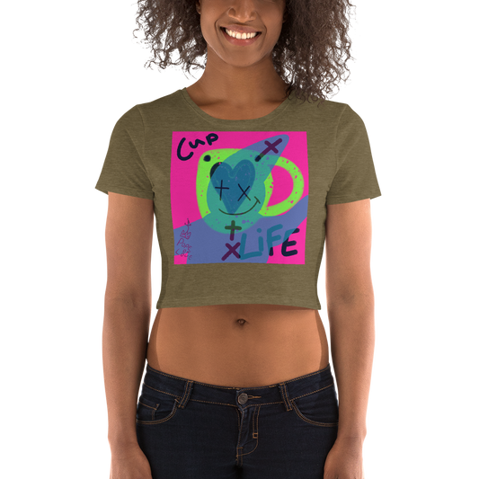 Cup Of Life, Women’s Crop Tee