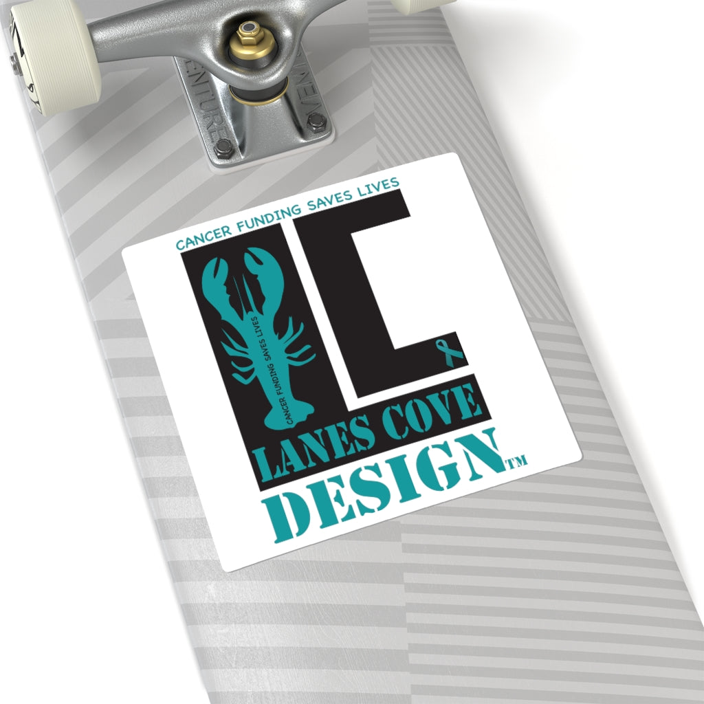 Lanes Cove Cancer Funding Sticker - Support Research Decal 4 Sizes