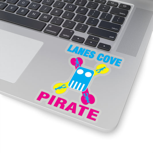 Lanes Cove Pirate Sticker CMYK - Nautical Design Decal 4 Sizes
