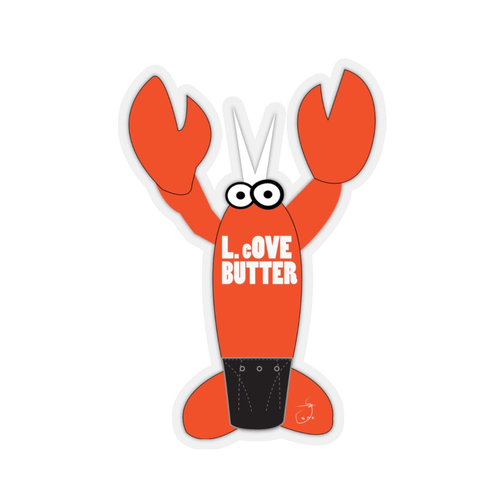 Love Butter Sticker - Coastal Design Decal 4 Sizes