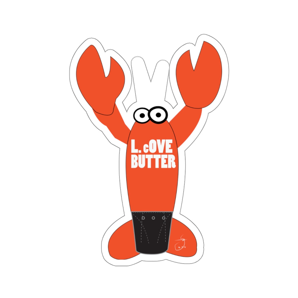 Love Butter Sticker - Coastal Design Decal 4 Sizes
