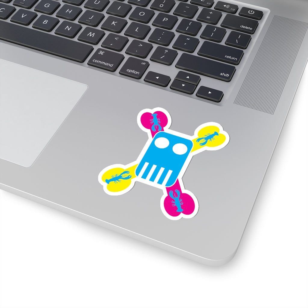 Pirate CMY Sticker - Nautical Design Decal 4 Sizes