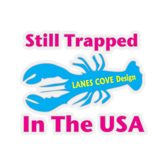 Still Trapped In The USA CMY Decal - Patriotic Sticker 4 Sizes