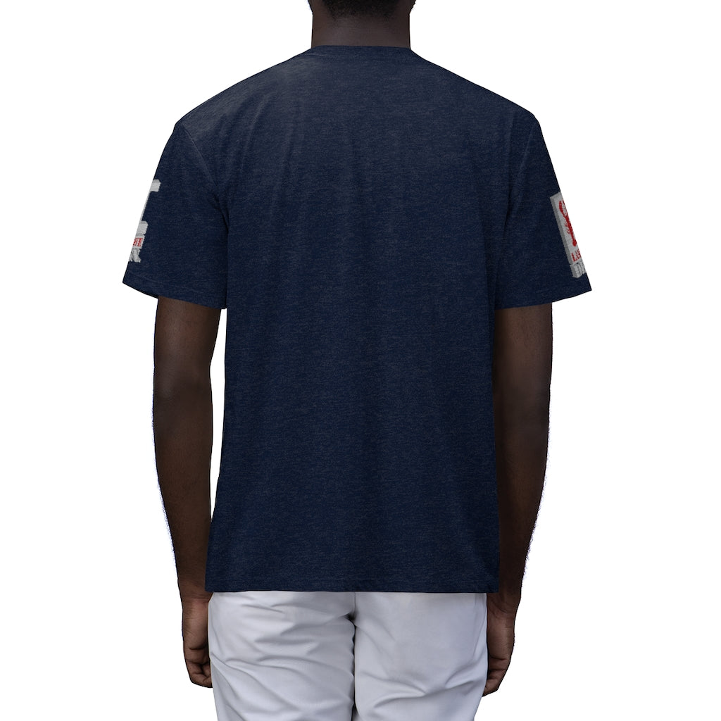 Lanes Cove Design Men's Tri-Blend V-Neck T-Shirt - Premium Soft