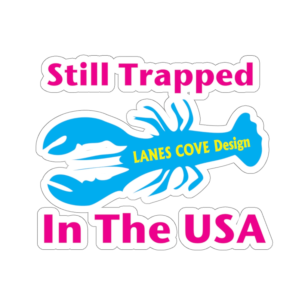 Still Trapped In The USA CMY Decal - Patriotic Sticker 4 Sizes