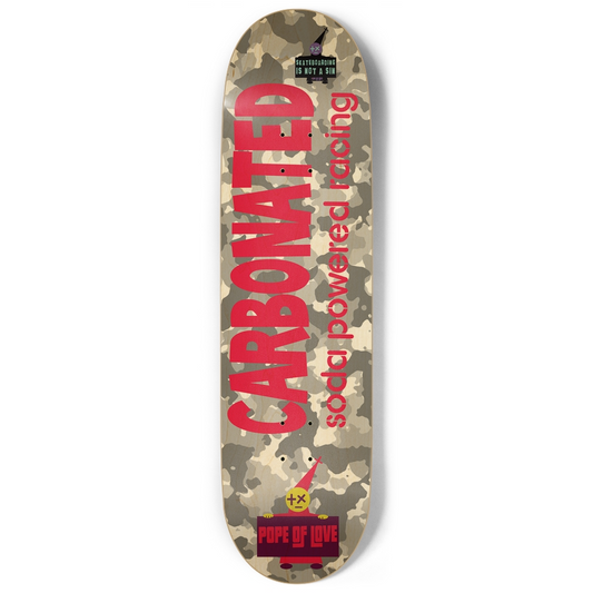 Carbonated Racing Camo Pope Of Love 9 inch