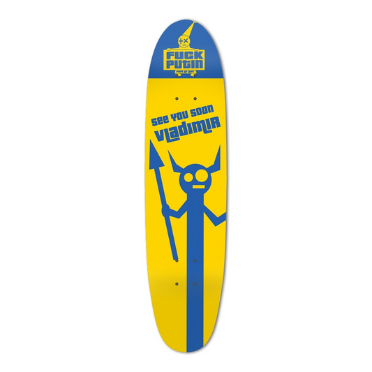 Putin Will Burn In Hell Cruiser Shape Skateboard