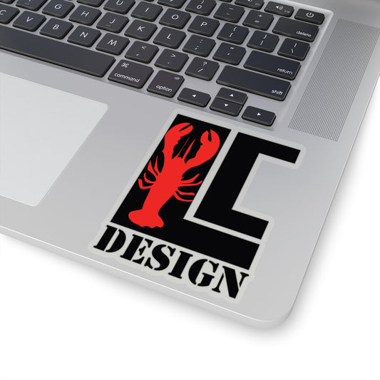 Lanes Cove Design Sticker Black Red Lobster - Gloucester Decal 4 Sizes