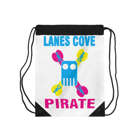 Pirate Drawstring Bag - Lanes Cove Design Gym Beach Bag 18.9x14.57