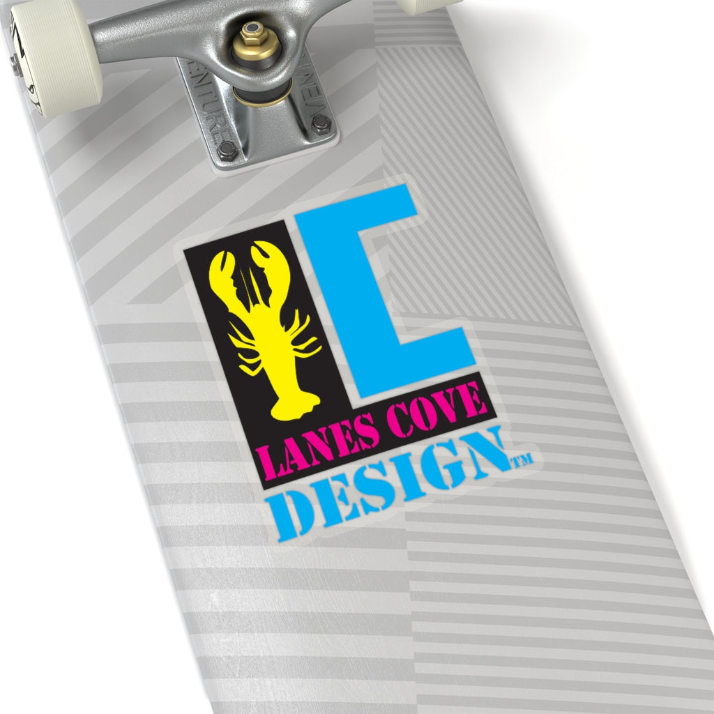 Lanes Cove Design Logo Sticker CMYK - Full Color Decal 4 Sizes
