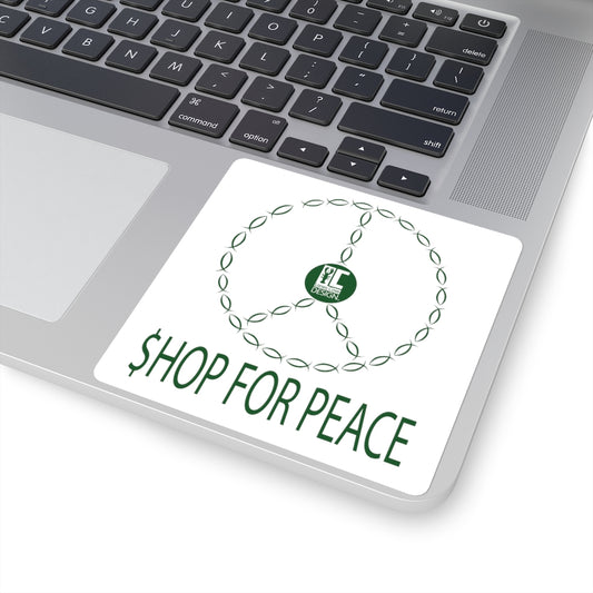 Shop For Peace Sticker - Conscious Purchasing Decal 4 Sizes