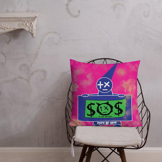 Pope Of Love, Money Premium Pillow