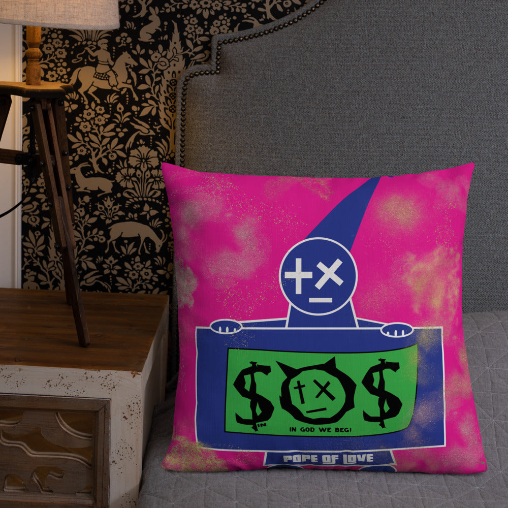 Pope Of Love, Money Premium Pillow