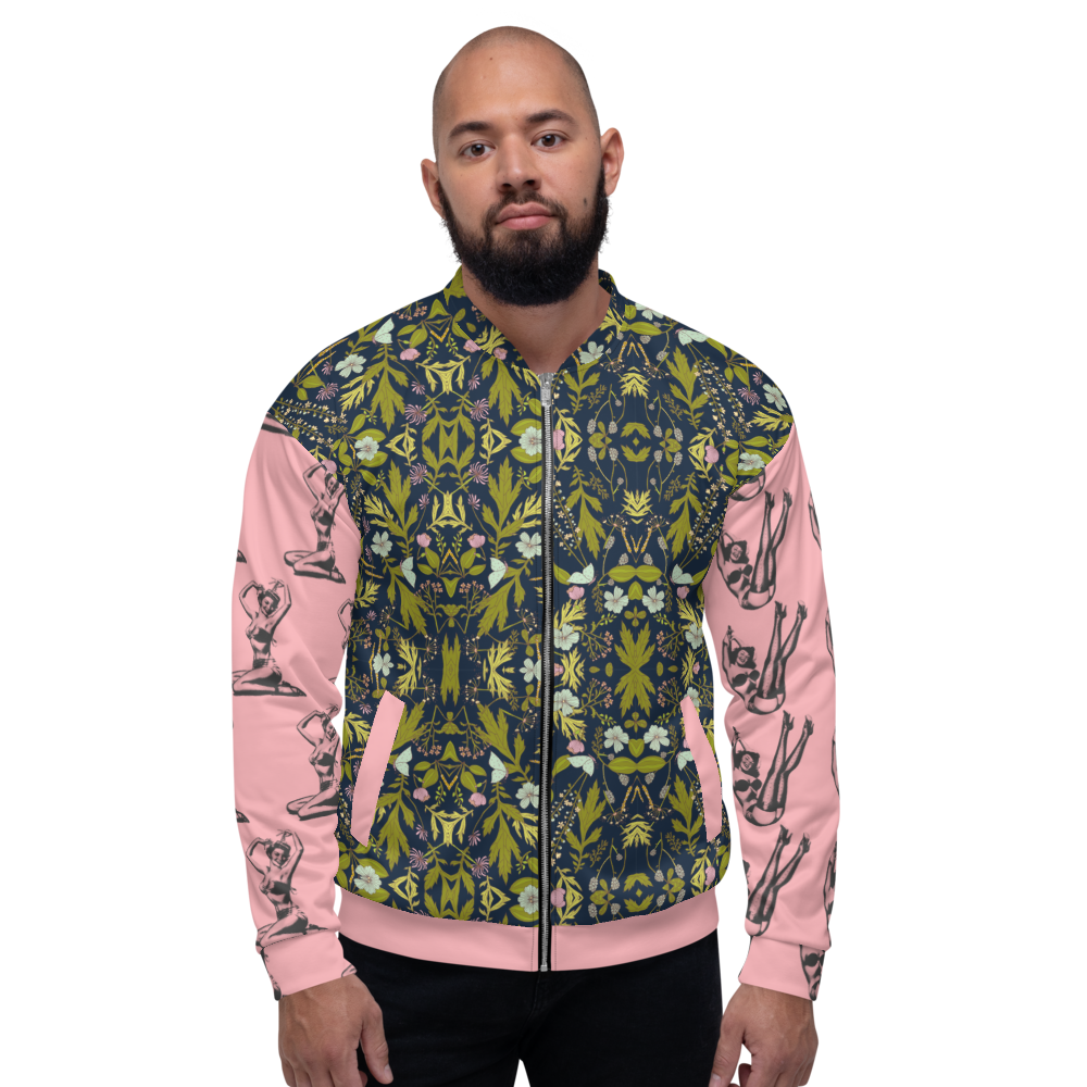 Girls & Nature, Unisex Bomber Jacket