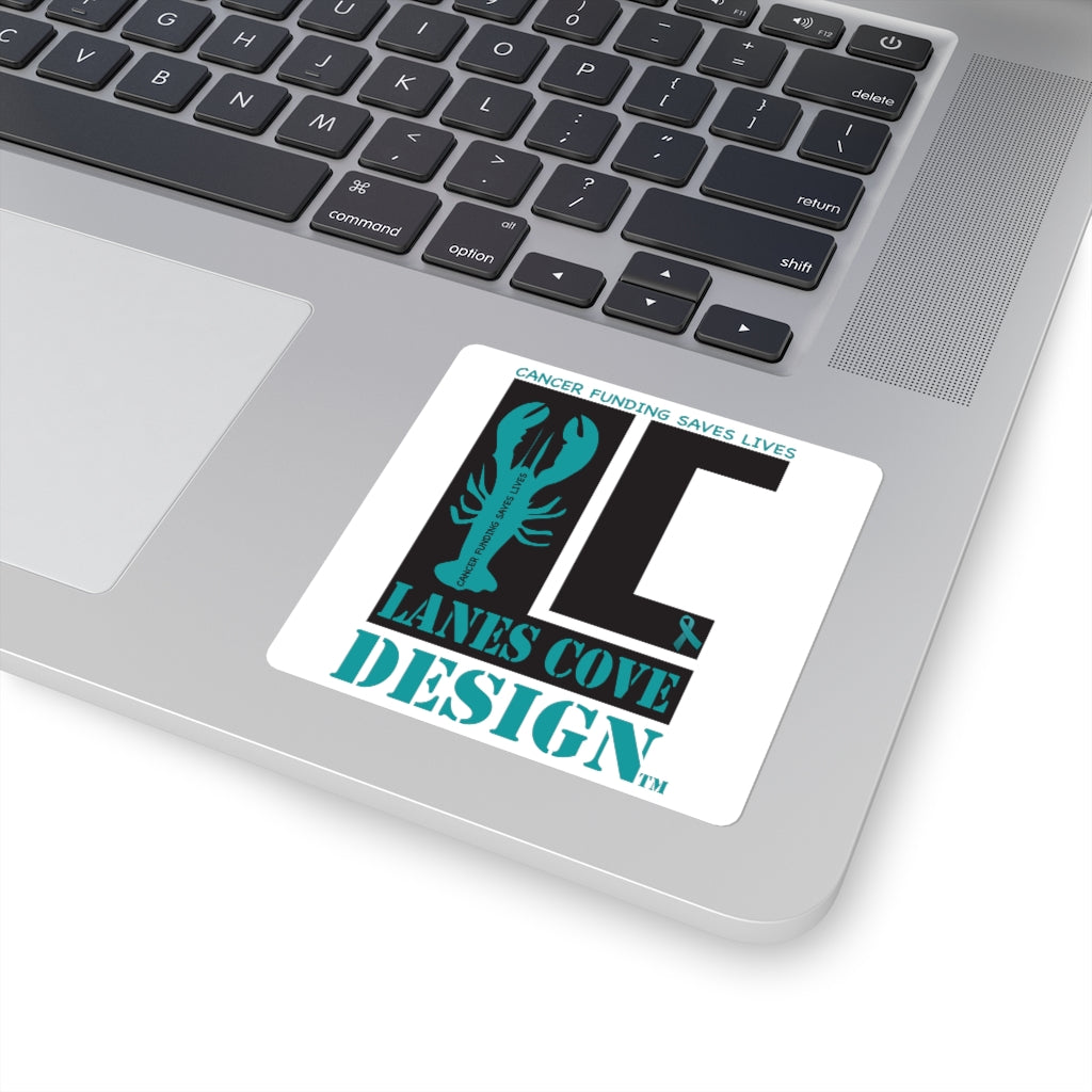 Lanes Cove Cancer Funding Sticker - Support Research Decal 4 Sizes