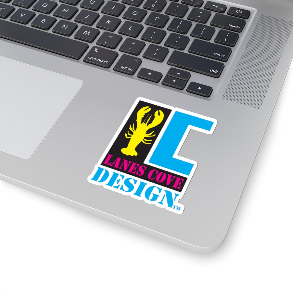 Lanes Cove Design Logo Sticker CMYK - Full Color Decal 4 Sizes