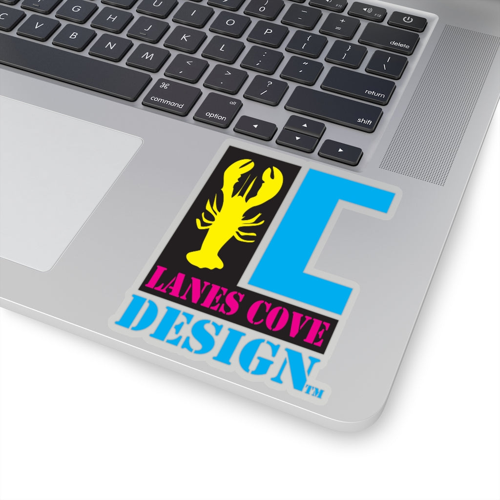 Lanes Cove Design Logo Sticker CMYK - Full Color Decal 4 Sizes