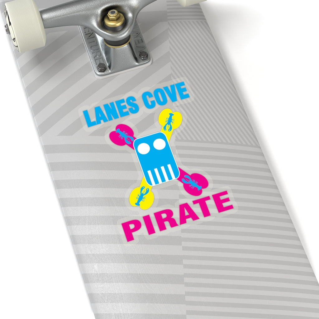 Lanes Cove Pirate Sticker CMYK - Nautical Design Decal 4 Sizes