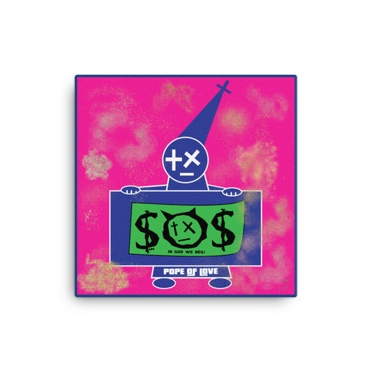 Pope Of Love Money, Canvas