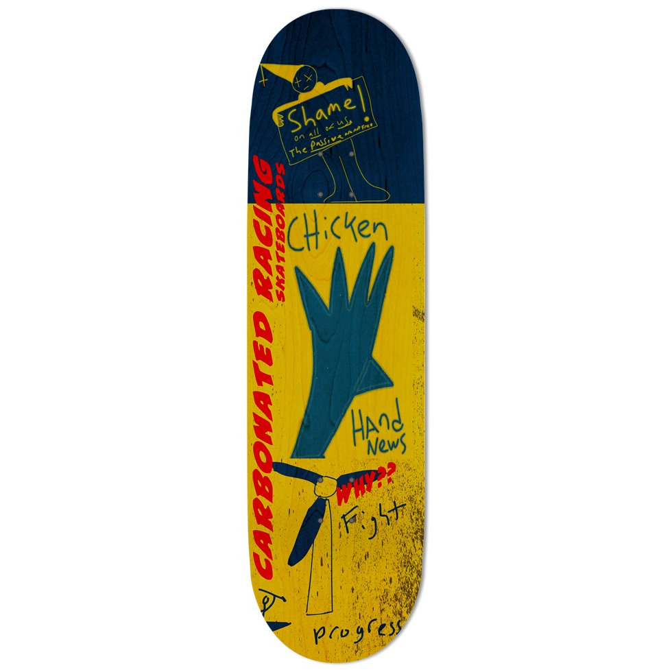 Why Fight Progress, Skateboard