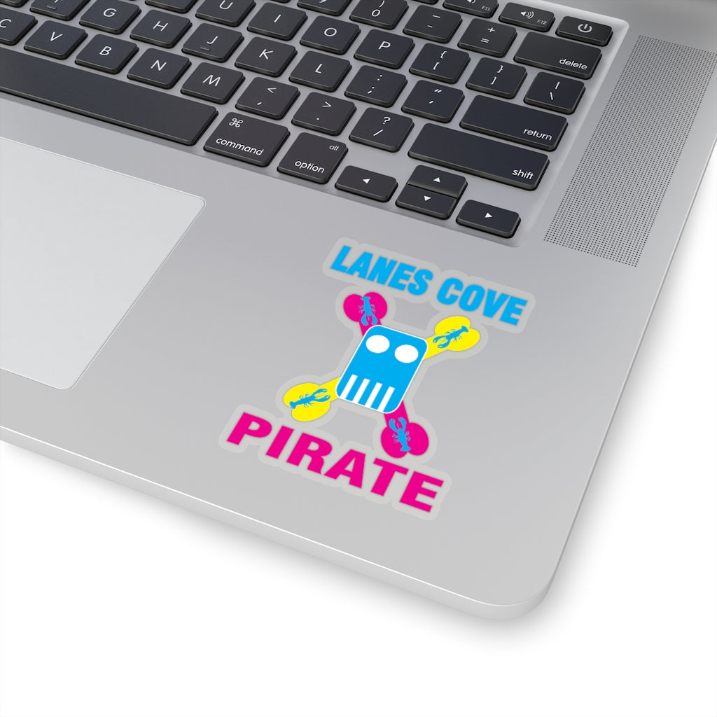 Lanes Cove Pirate Sticker CMYK - Nautical Design Decal 4 Sizes