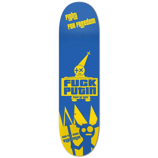 Fuck Putin 8.25 Skateboard