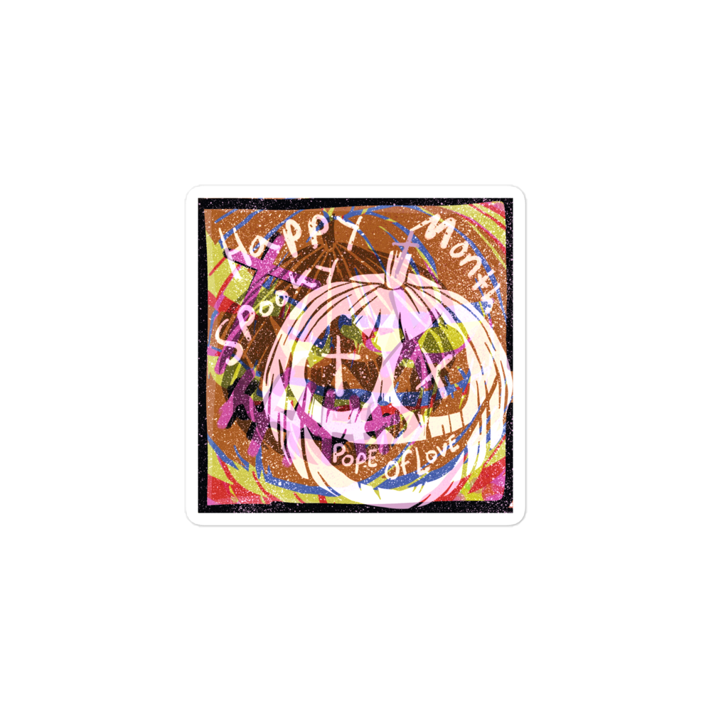 Spooky Month, Bubble-free stickers