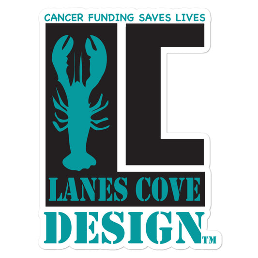 Lanes Cove Cancer Funding Two, Bubble-free stickers