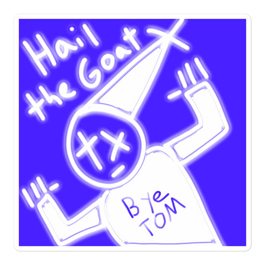 Hail To the Goat, Bubble-free stickers