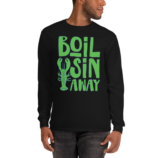 Boil Sin Away, Men’s Long Sleeve Shirt