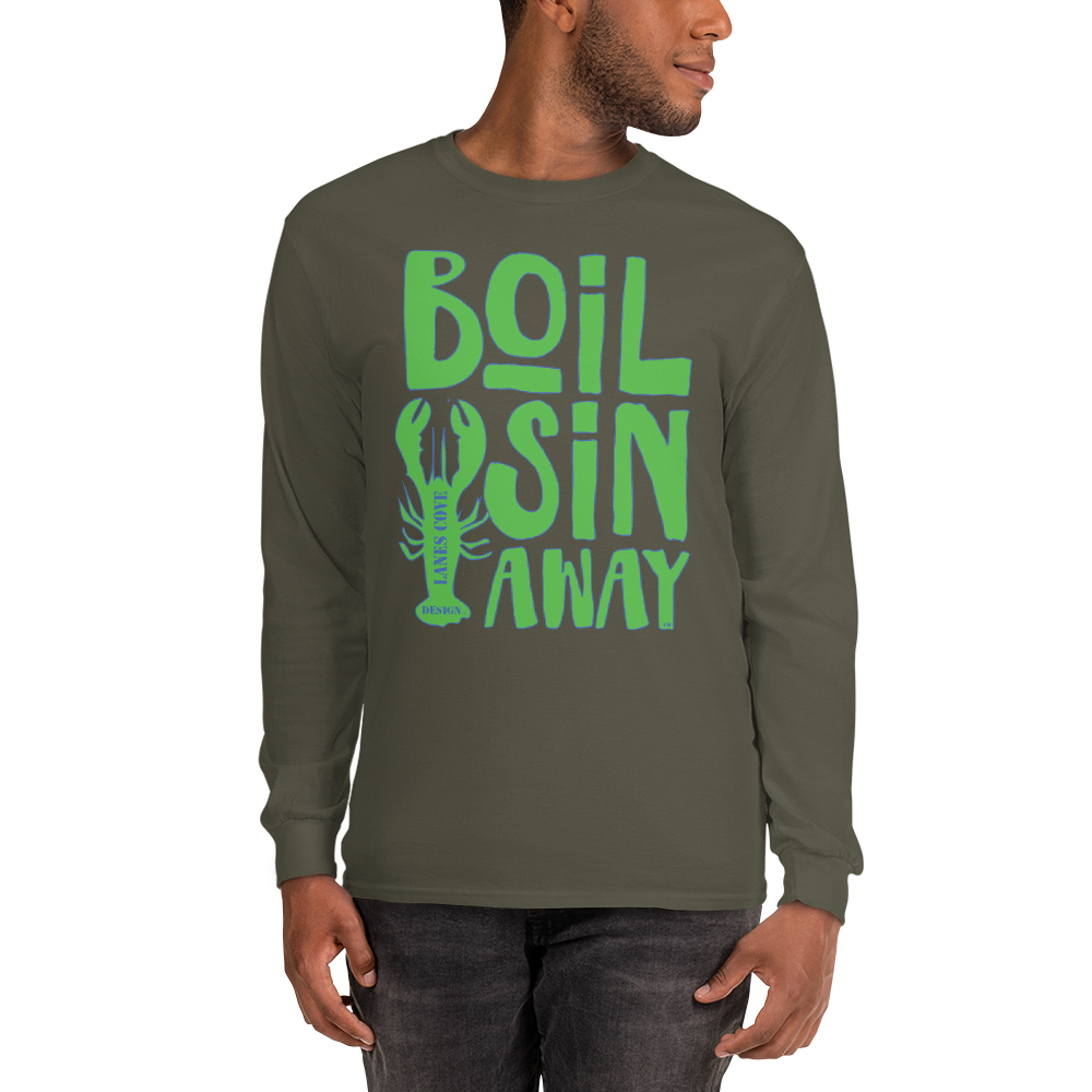 Boil Sin Away, Men’s Long Sleeve Shirt