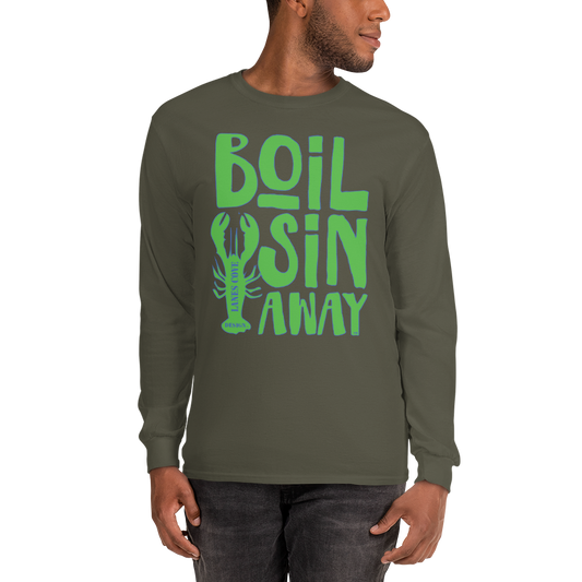 Boil Sin Away, Men’s Long Sleeve Shirt