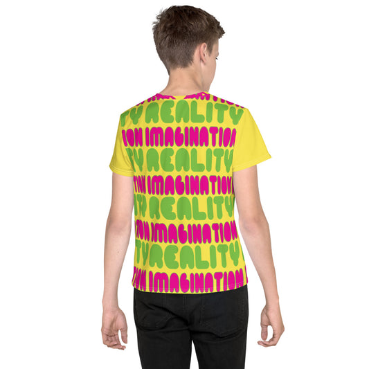 Imagination Reality Monster,  full print Youth T-Shirt