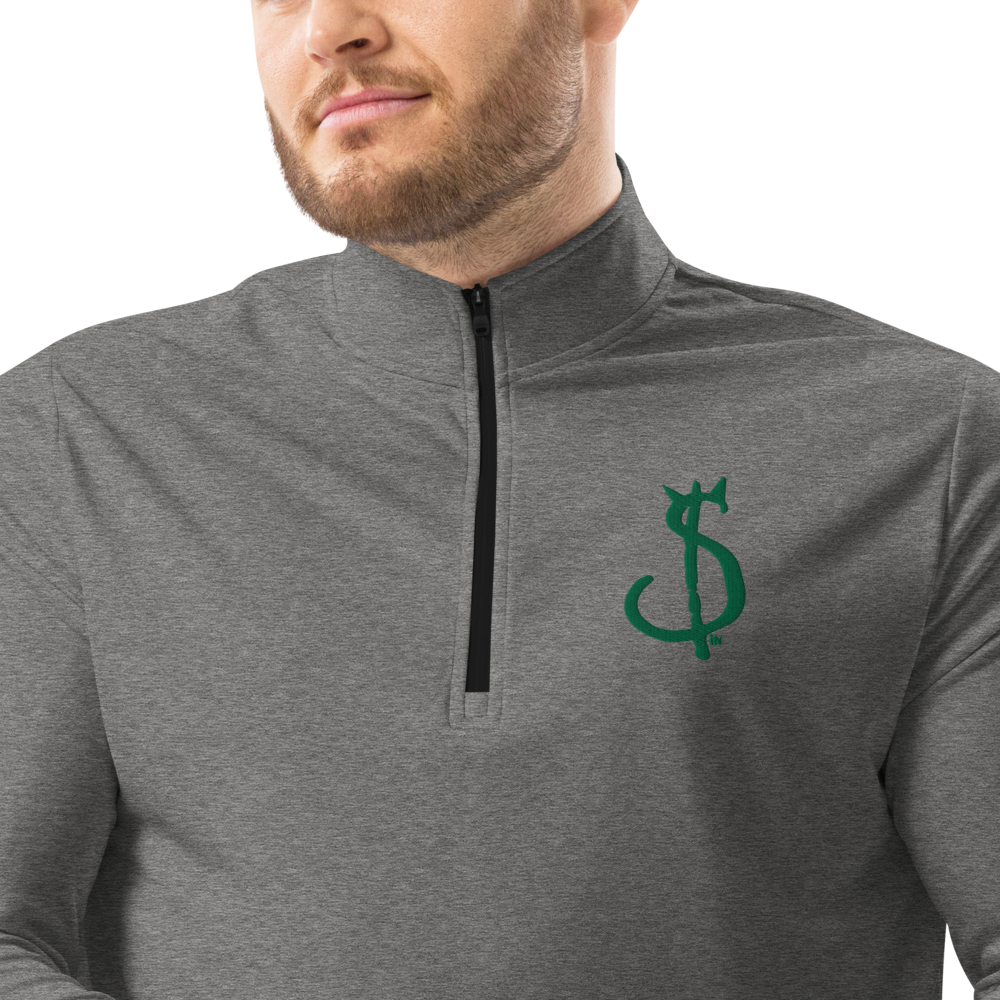 $in Embroidered, Quarter zip pullover