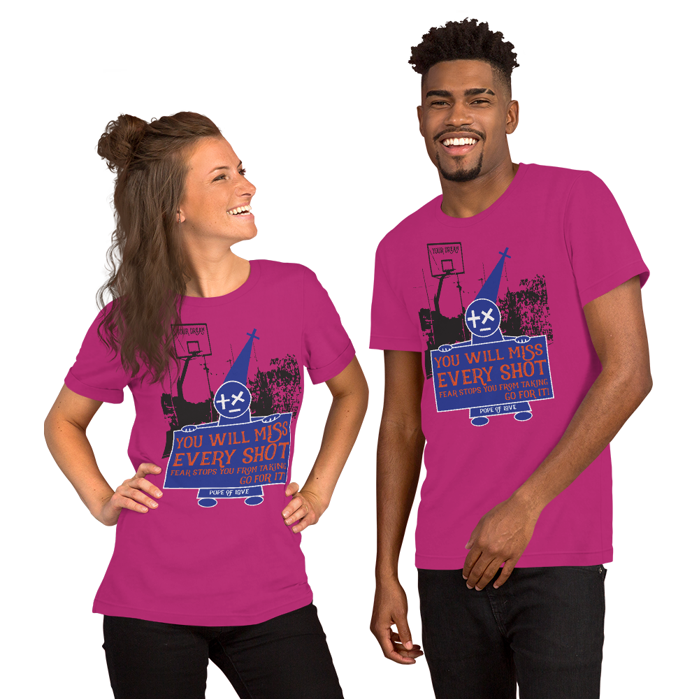 Pope Of Love Take Your Shot, Short-Sleeve Unisex T-Shirt
