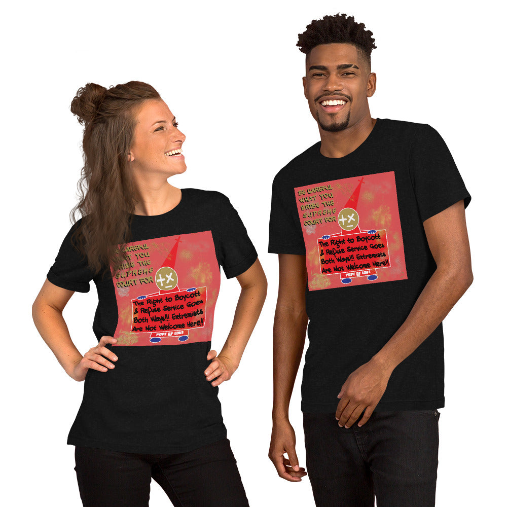 No MAGA, Pope Of Love, Unisex t-shirt